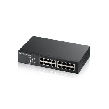 ZyXEL GS1100-16S-EU0101F 16-port GbE Unmanaged Switch ZyXEL GS1100-16S-EU0101F 16-port GbE Unmanaged Switch