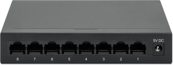 Intellinet 8-Port Switch Black Intellinet 8-Port Switch Black