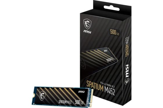 Msi 500GB M.2 2280 NVMe Spatium M452