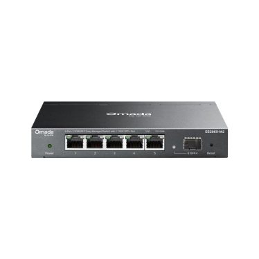 TP-Link ES206X-M2 Omada 5-Port 2.5GBASE-T Easy Managed Switch with 1 10GE SFP+ Slot TP-Link ES206X-M2 Omada 5-Port 2.5GBASE-T Easy Managed Switch with 1 10GE SFP+ Slot