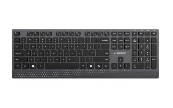 Gembird KB-MCH-06 Slim Wired Multimedia Keyboard Black US Gembird KB-MCH-06 Slim Wired Multimedia Keyboard Black US