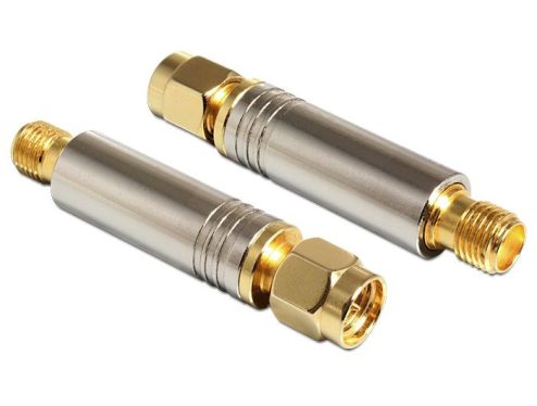 DeLock SMA plug >SMA jack DC short circuit 4.7 kOhm DeLock SMA plug >SMA jack DC short circuit 4.7 kOhm