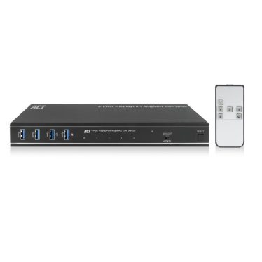 ACT AC7934 4-Port DisplayPort 4K@60Hz KVM switch