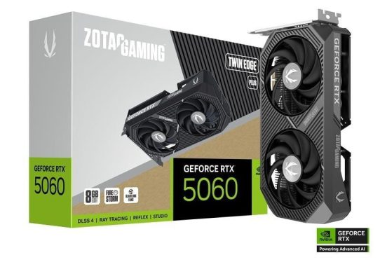 Zotac GeForce RTX5060 8GB GDDR7 Twin Edge Plus