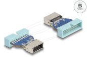   DeLock USB 5 Gbps Adapter Pin Header male to internal USB Type-E Key A female