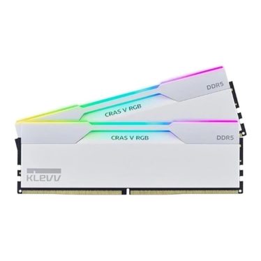 Klevv 32GB DDR5 6000MHz Kit(2x16GB) Cras V RGB Brilliant White