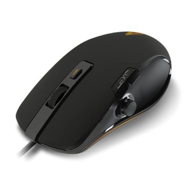 Lexip NP93 Wired Mouse with Thumb Joystick Black Lexip NP93 Wired Mouse with Thumb Joystick Black