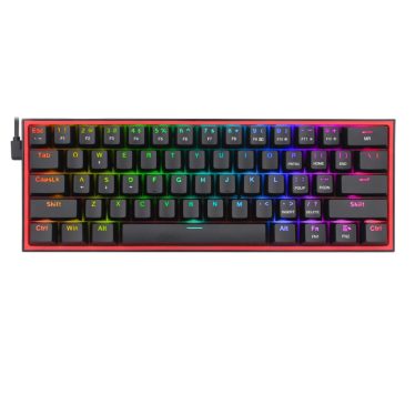 Redragon Fizz Pro Wired & Wireless Bluetooth Mechanical Gaming Keyboard Red switch Black HU