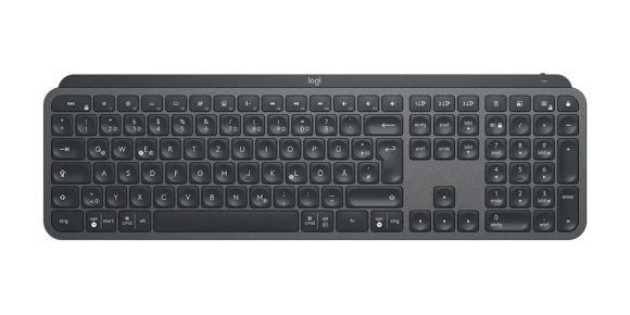 Logitech Mx Keys for Business Wireless Keyboard Graphite DE