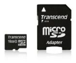 Transcend 16GB microSDHC Class 10 + adapterrel