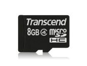 Transcend 8GB microSDHC Class 4 adapter nélkül