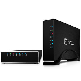 Fantec CL-35B1 3,5" SATA, USB3.0/Gbit HDD, NAS Homeserver
