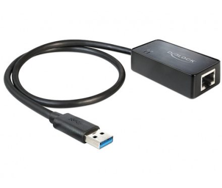 DeLock Adapter USB 3.0 > Gigabit LAN 10/100/1000 Mb/s