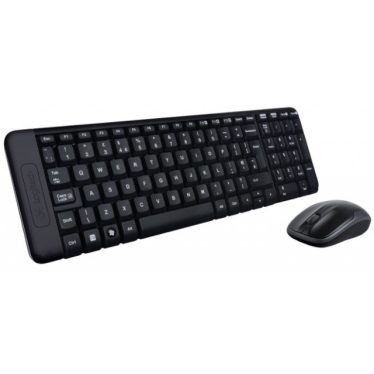 Logitech MK220 wireless billentyűzet + optikai egér Black US