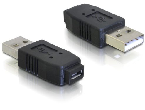DeLock Adapter USB micro-A+B female to USB2.0-A male DeLock Adapter USB micro-A+B female to USB2.0-A male