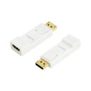 Logilink CV0057 DisplayPort - HDMI adapter White